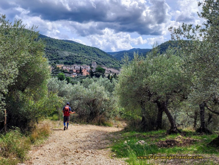 Way of St. Francis: Day Fourteen, Poreta to Spoleto - Eggi Ahead
