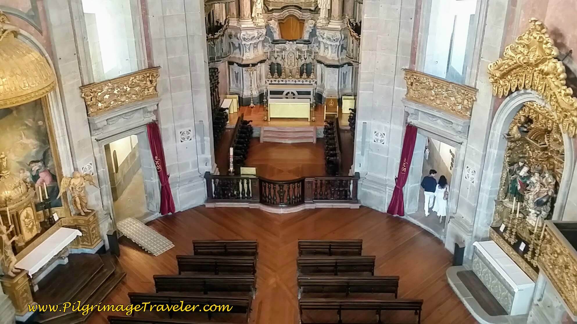 Peering Down on the Sanctuary from the Upper Catwalk