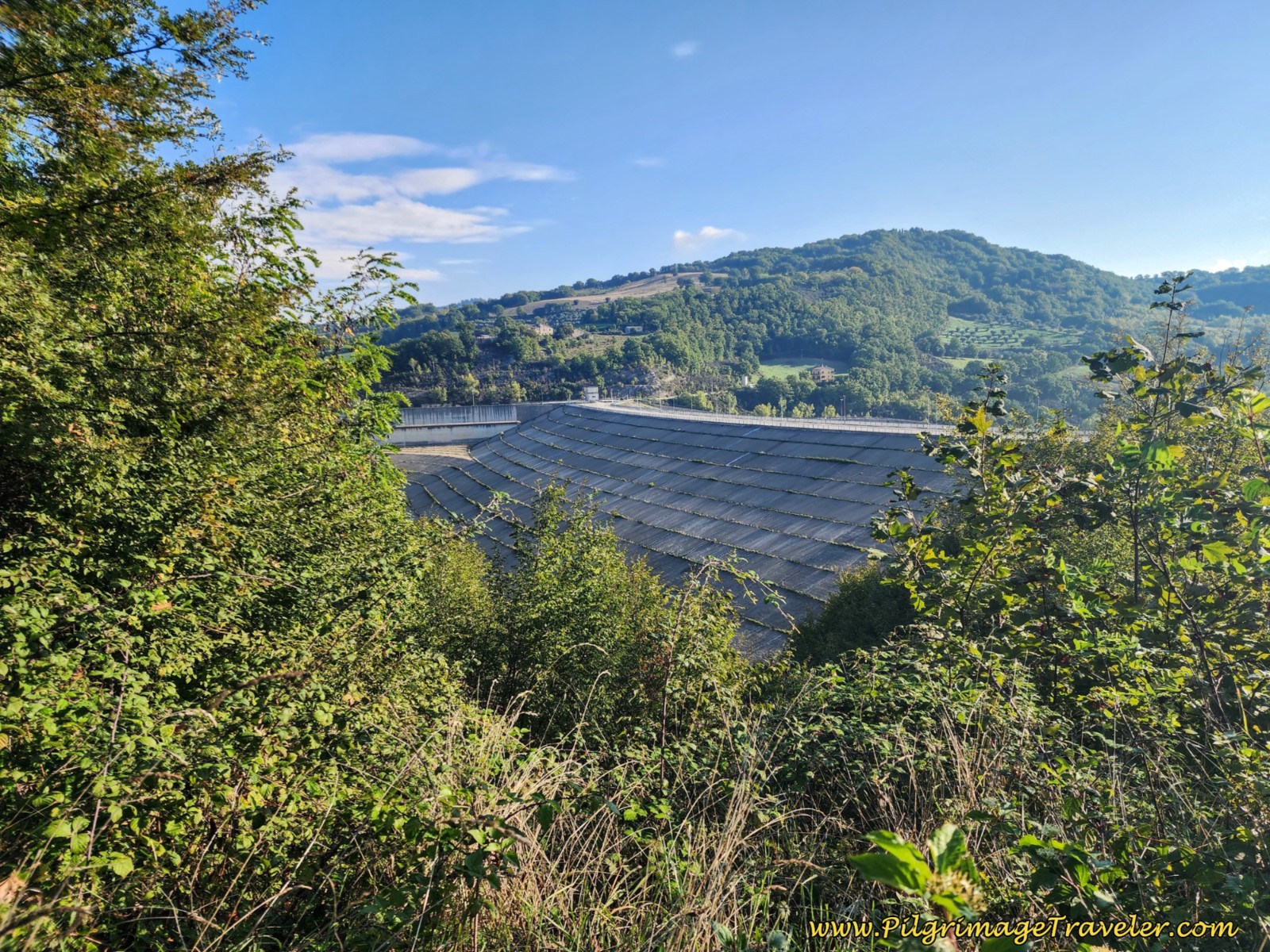 Lago di Valfabbrica Dam, day nine, Way of St. Francis, Biscina to Valfabbrica