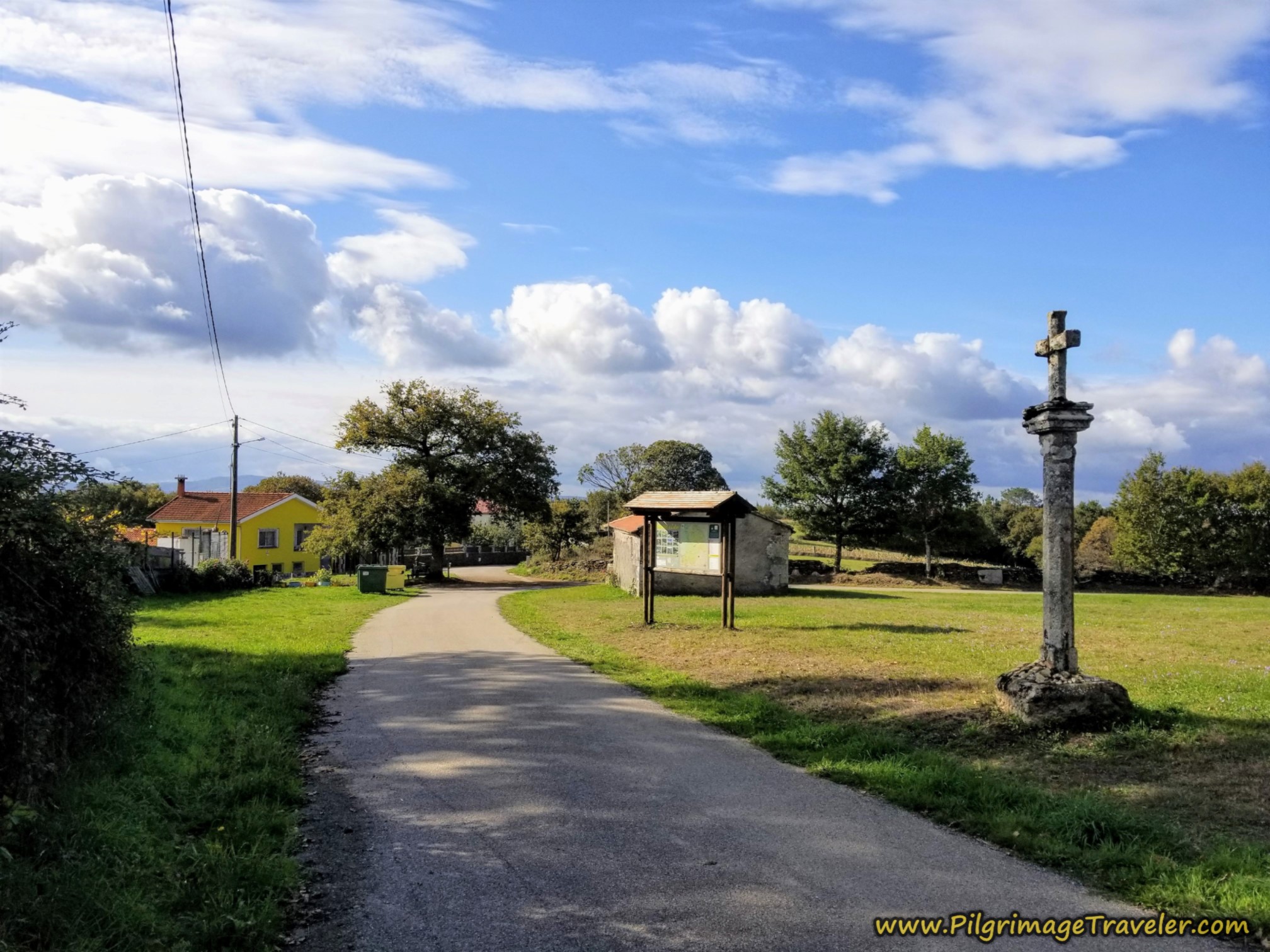 Puxallos Cross and Information Board