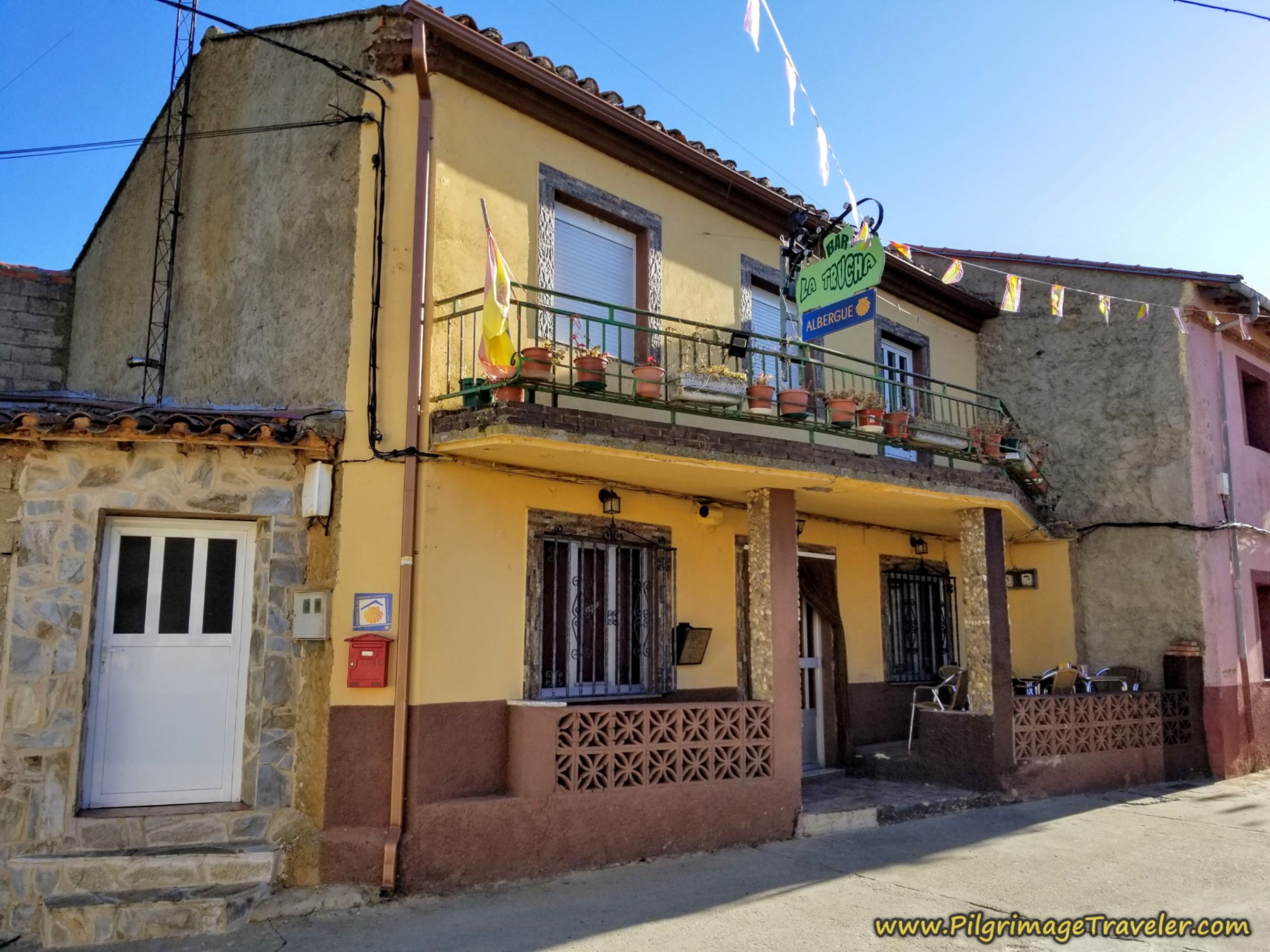 Albergue Restaurante La Trucha, Olleros de Tera on the Camino Sanabrés from Santa Marta de Tera to Rionegro del Puente