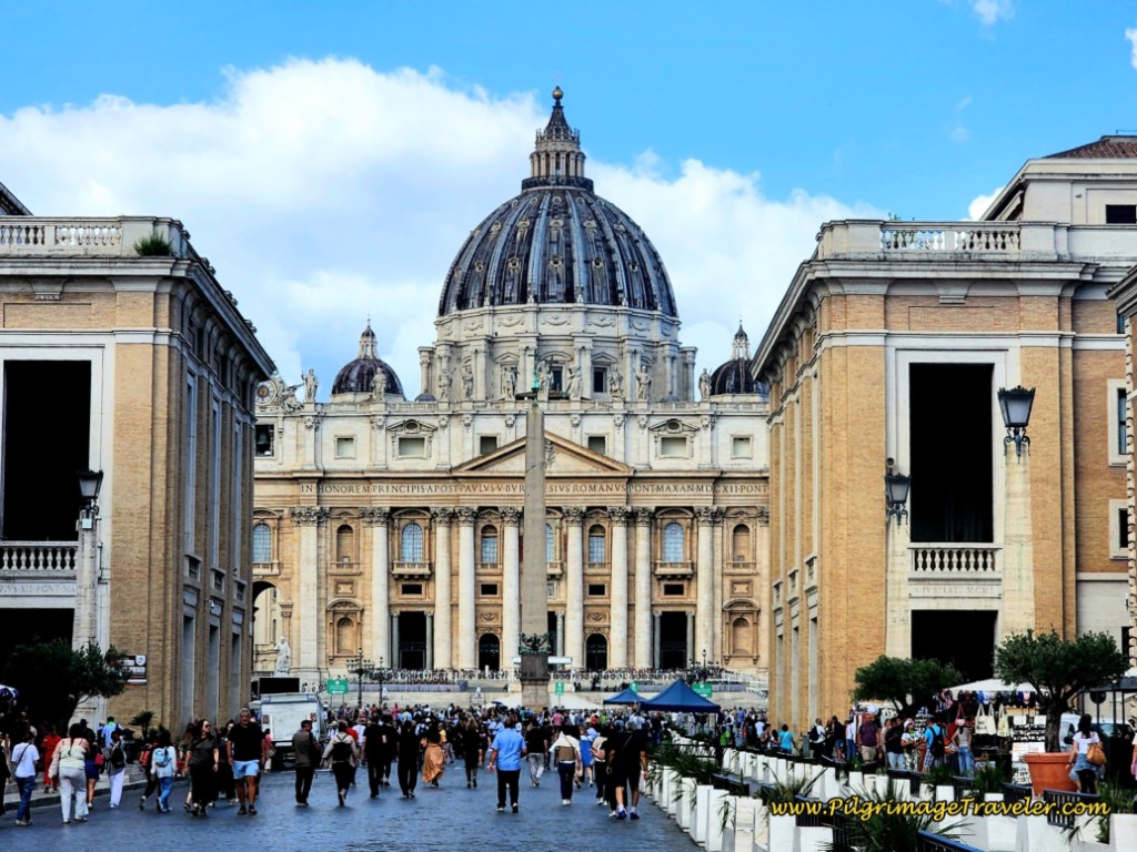 Way of St. Francis: Day Twenty-Three, Monte Sacro to Rome - Entering St. Peter's Square