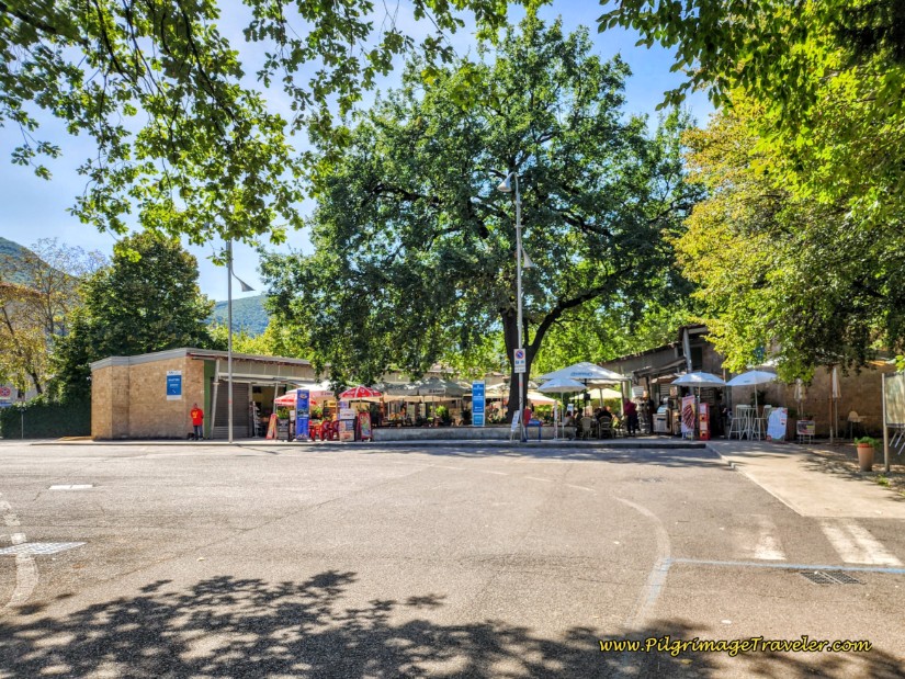 Way of St. Francis: Day Sixteen, Macenano to Piediluco - Entrance to the Upper Marmore Falls, Belvedere Superiore