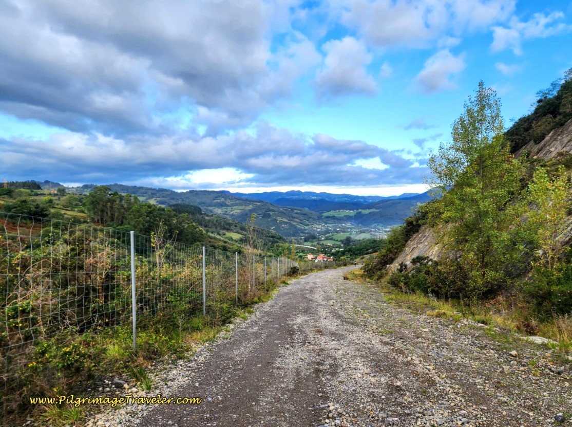 Long Gravel Road Descent into San Marcelo