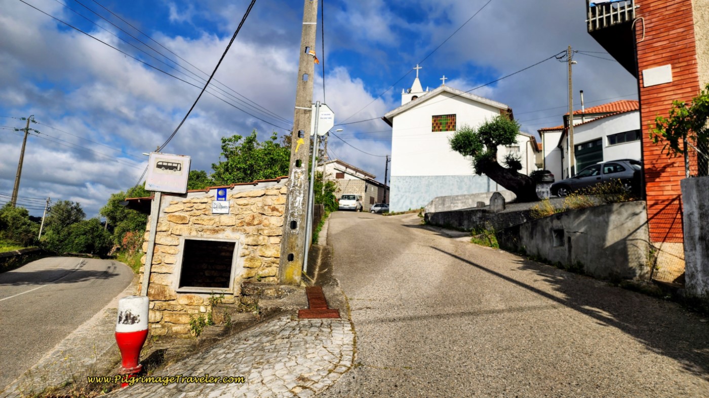 Right Turn Up Hill in Palheira