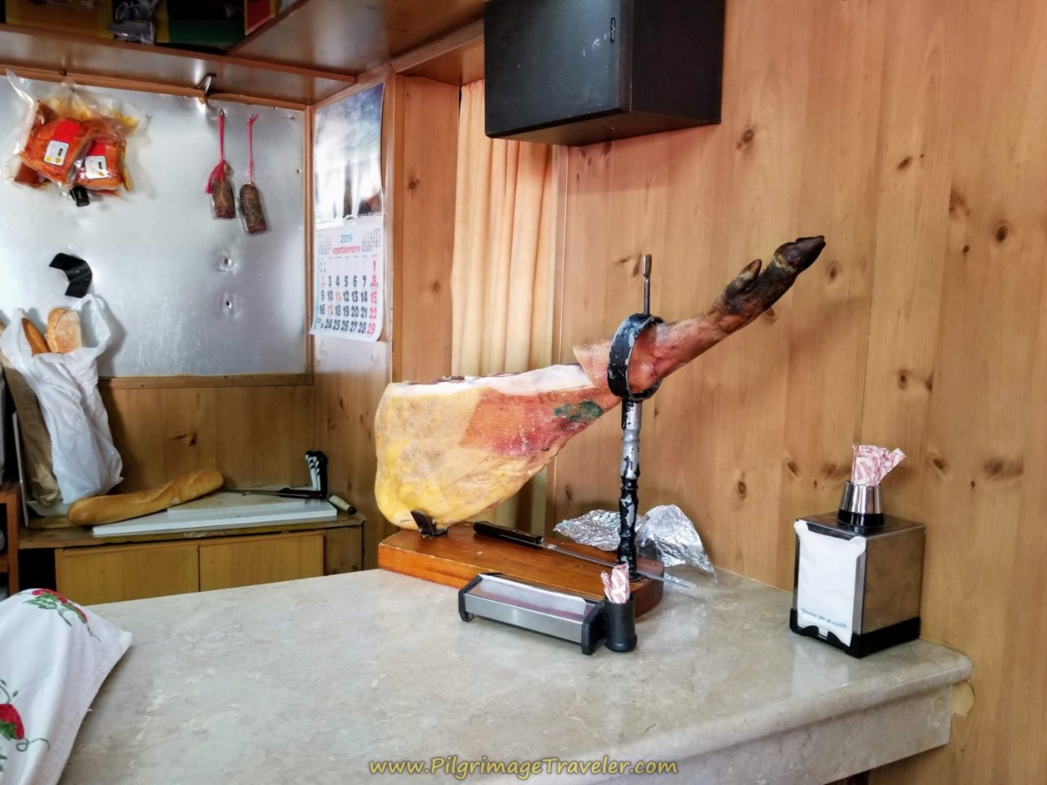 Serrano Ham at the Bar Kike