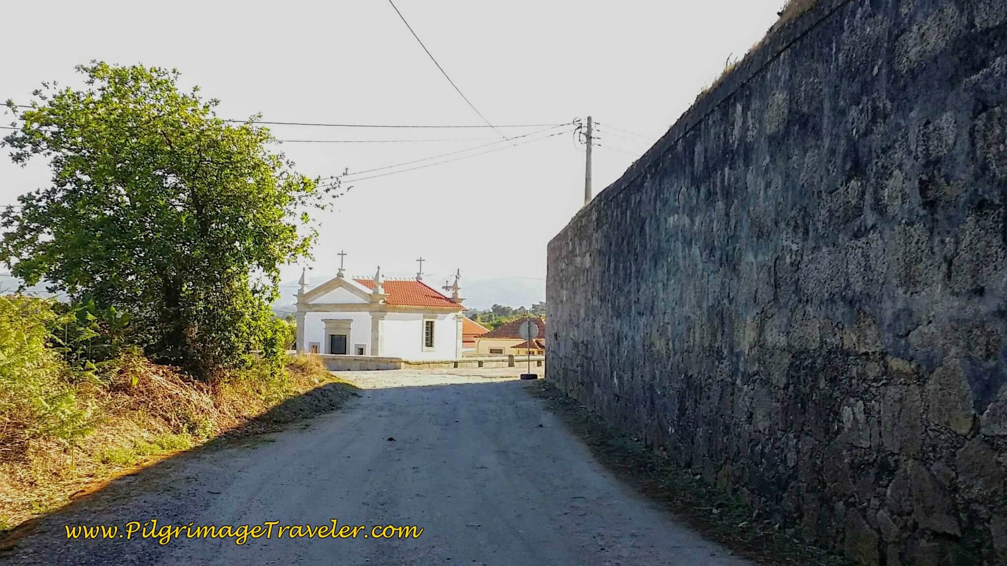 Rua de Maracanã Ends Here at Chapel on day seventeen of the Portuguese Way