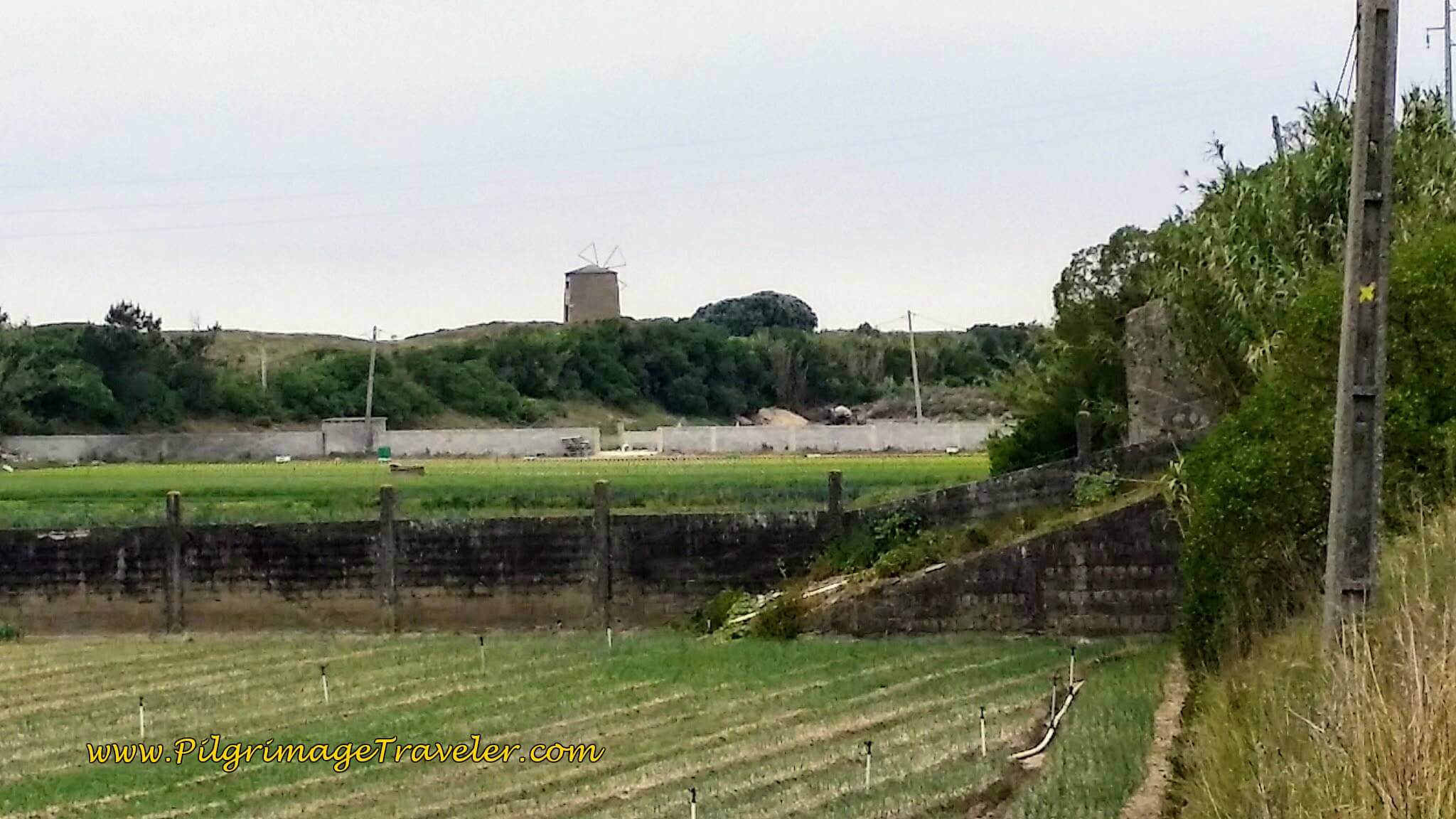 Close-Up of Windmill on day sixteen of the Portuguese Way on the Coastal Route
