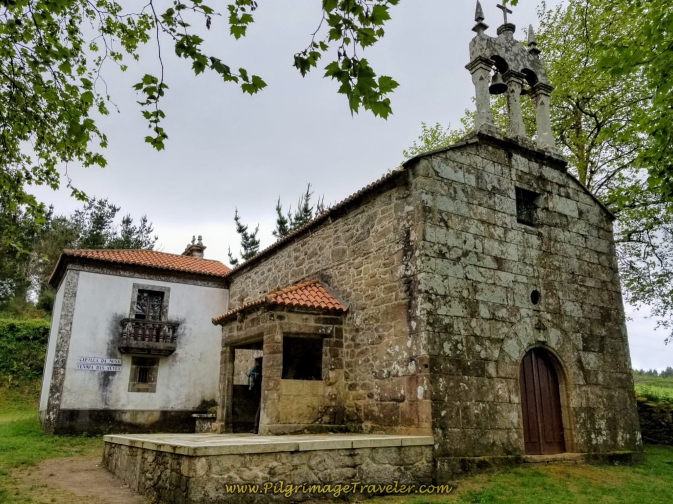 Capela da Nosa Señora das Neves on day three of the Camino Finisterre
