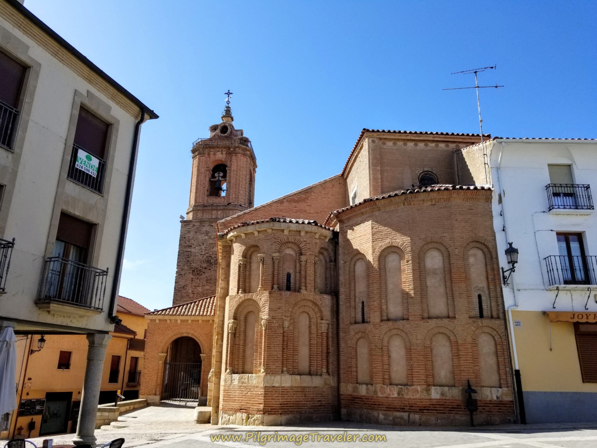 Iglesia de San Juan in the Plaza Mayor in Alba de Tormes
