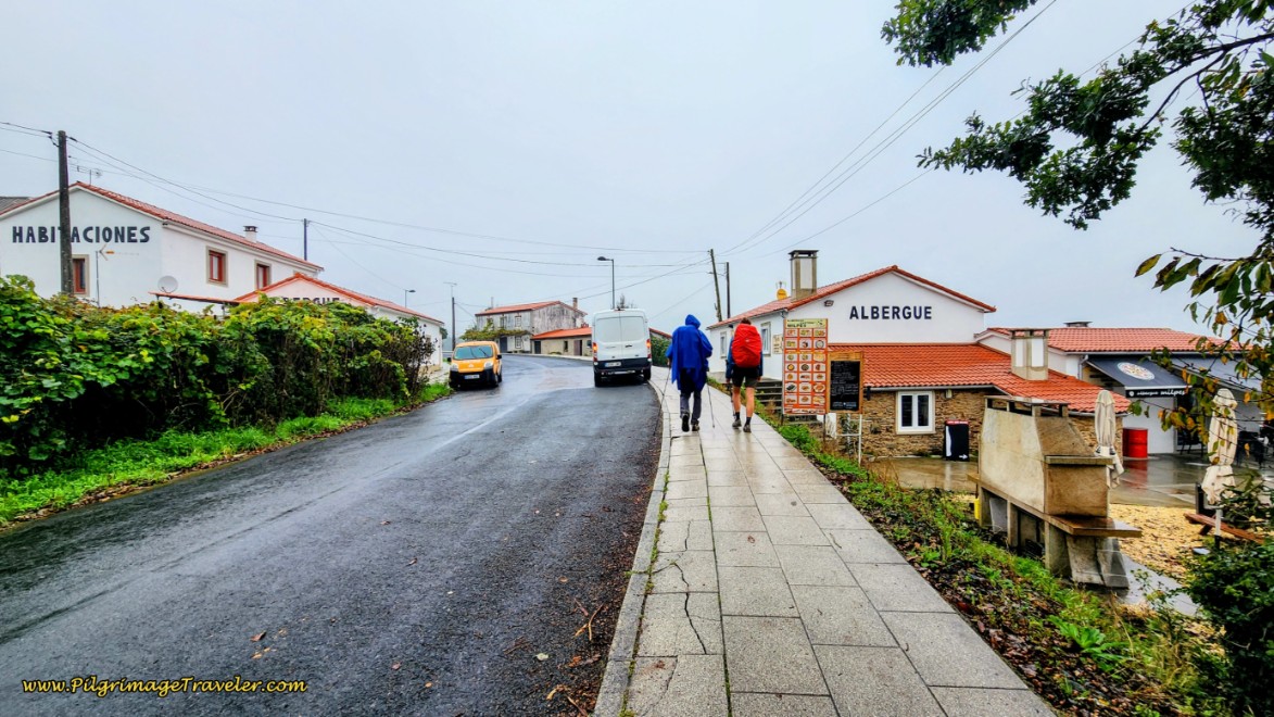 Albergues on Both Sides of Street