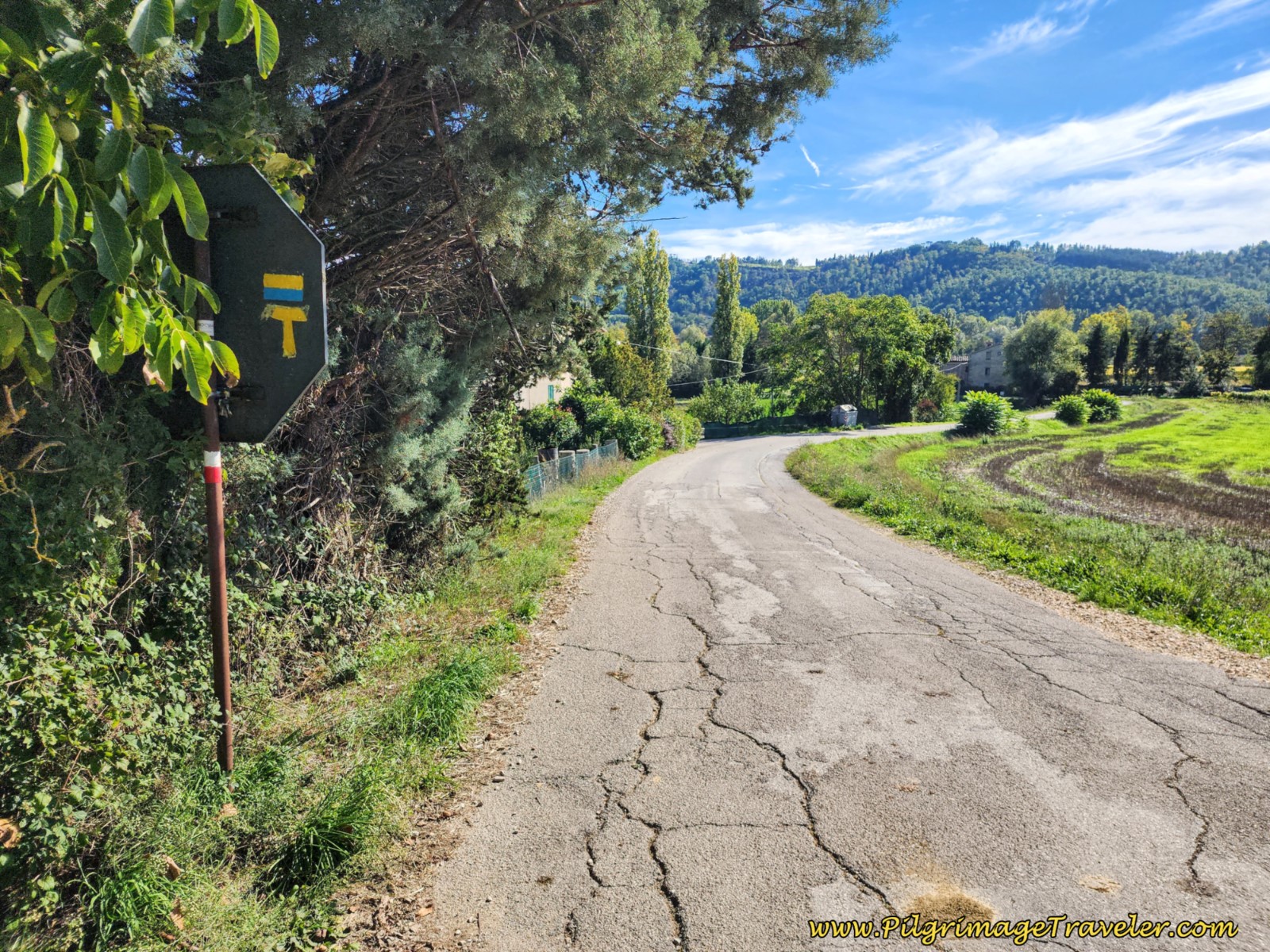 Join Alternate Route From Town on Pavement Towards Citerna