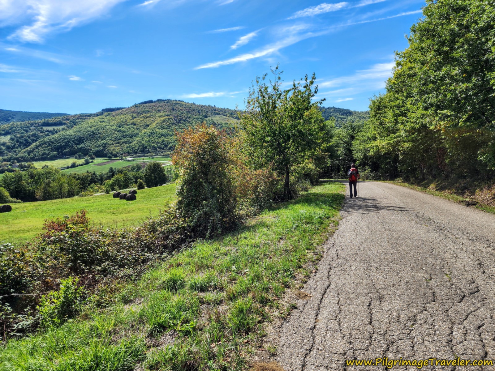 Paved Road Continues, Winding Down the Mountain