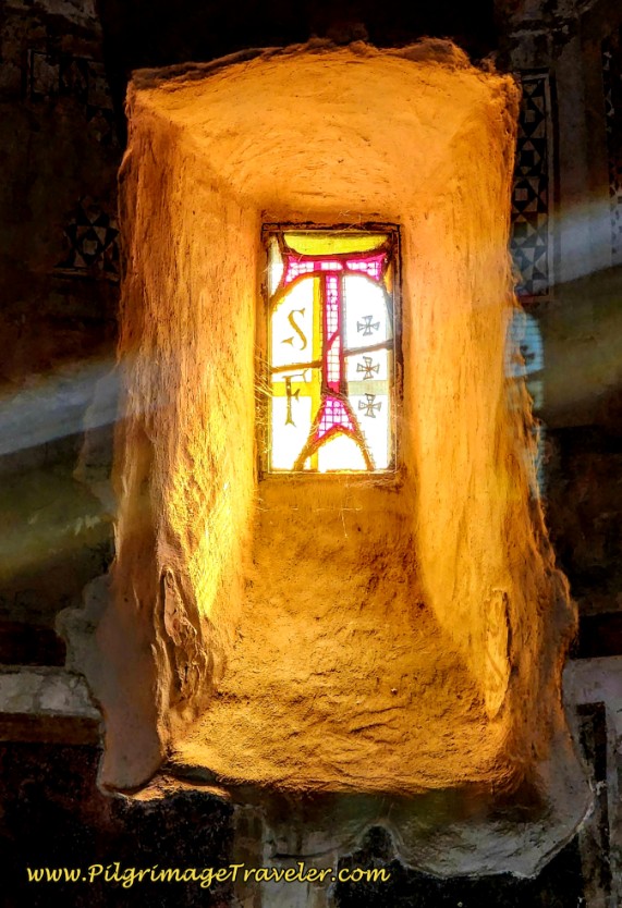 Way of St. Francis: Day Eighteen, Poggio Bustone to Rieti - Stained Glass Tau