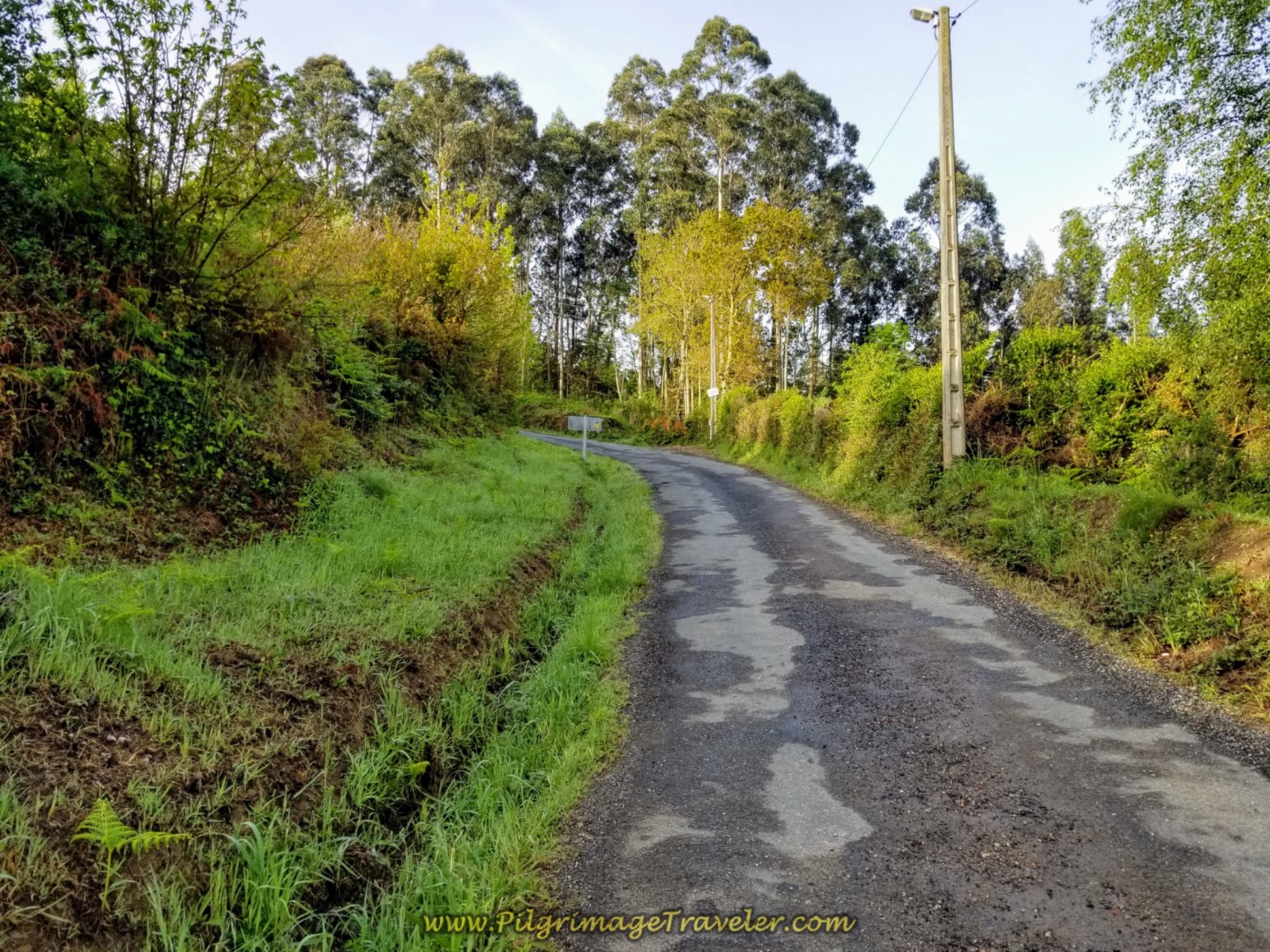 The Climb Ahead on day two of the Camino Inglés