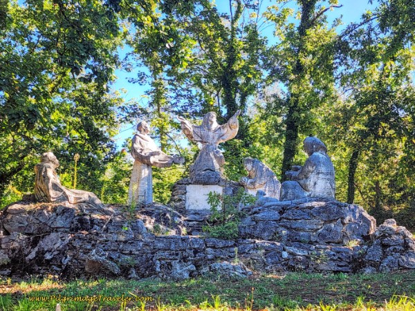 Way of St. Francis: Day Eighteen, Poggio Bustone to Rieti - Sculpture of St. Francis Preaching