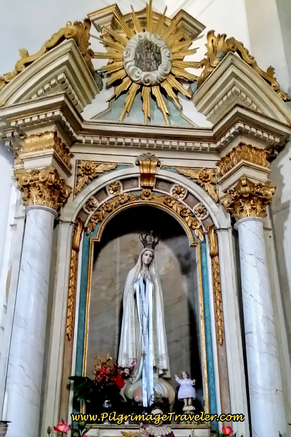 Altar to Fátima in Church
