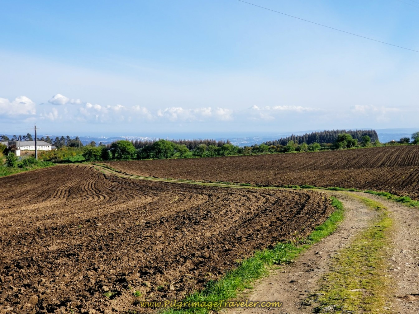 Looking Back to A Coruña on Day Two of the La Coruña Arm of the Camino Inglés