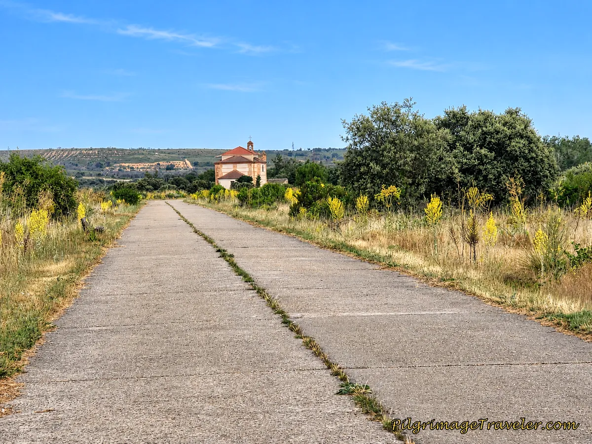 Long Concrete Road After Olleros de Tera