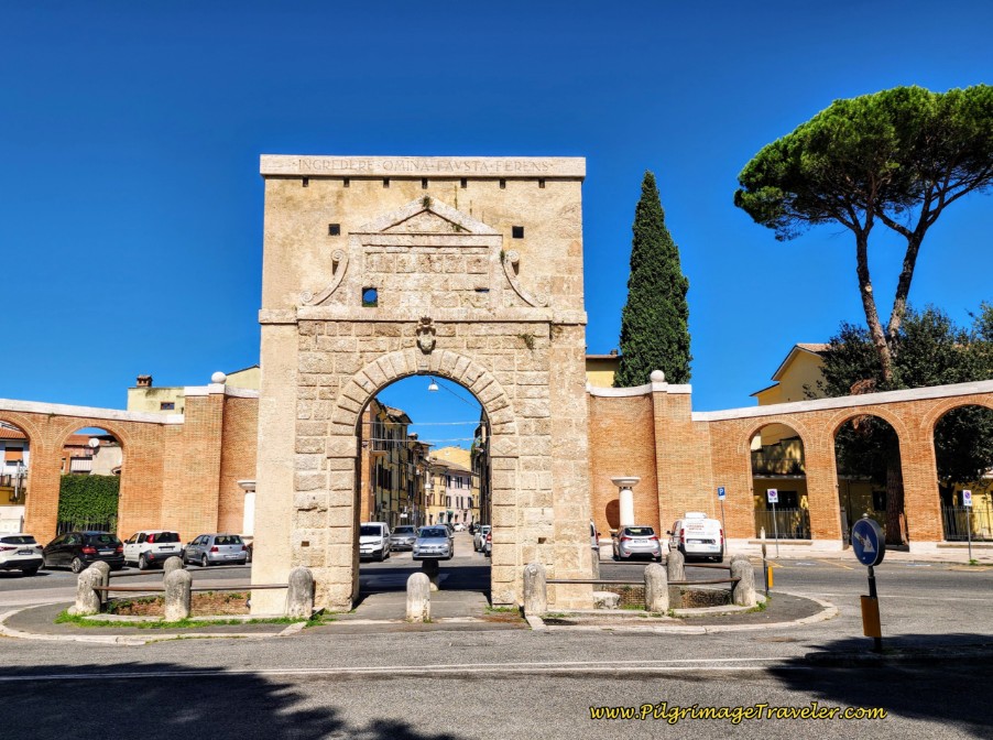 Way of St. Francis: Rieti, Italy - Porta Romana, Rieti Southern Gate