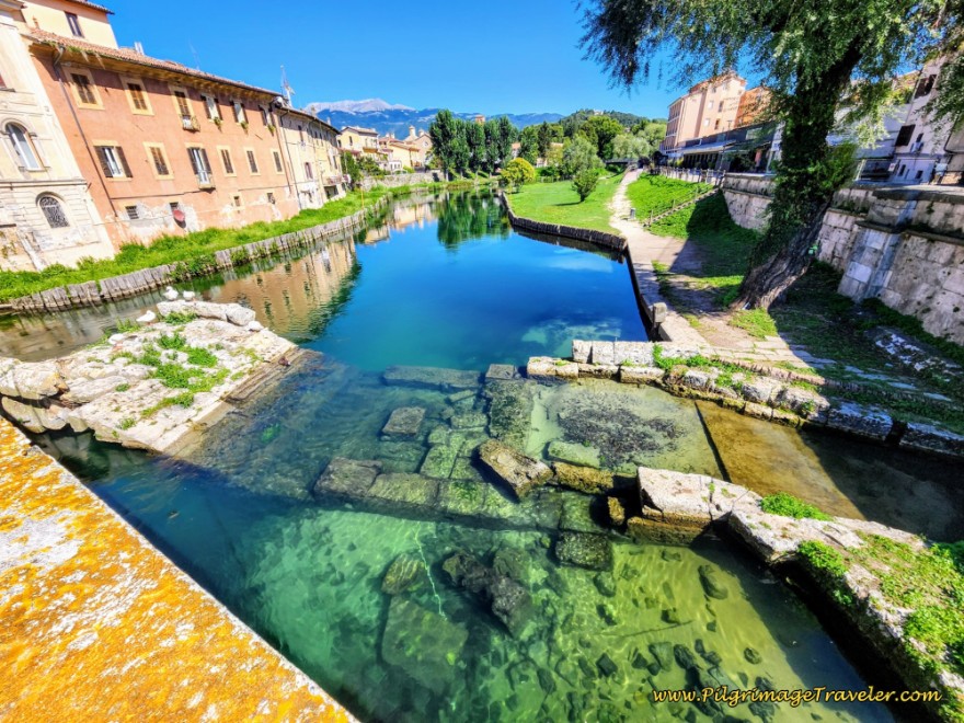 Way of St. Francis: Day Nineteen, Rieti to Poggio San Lorenzo - Ponte Romana Bridge Remains