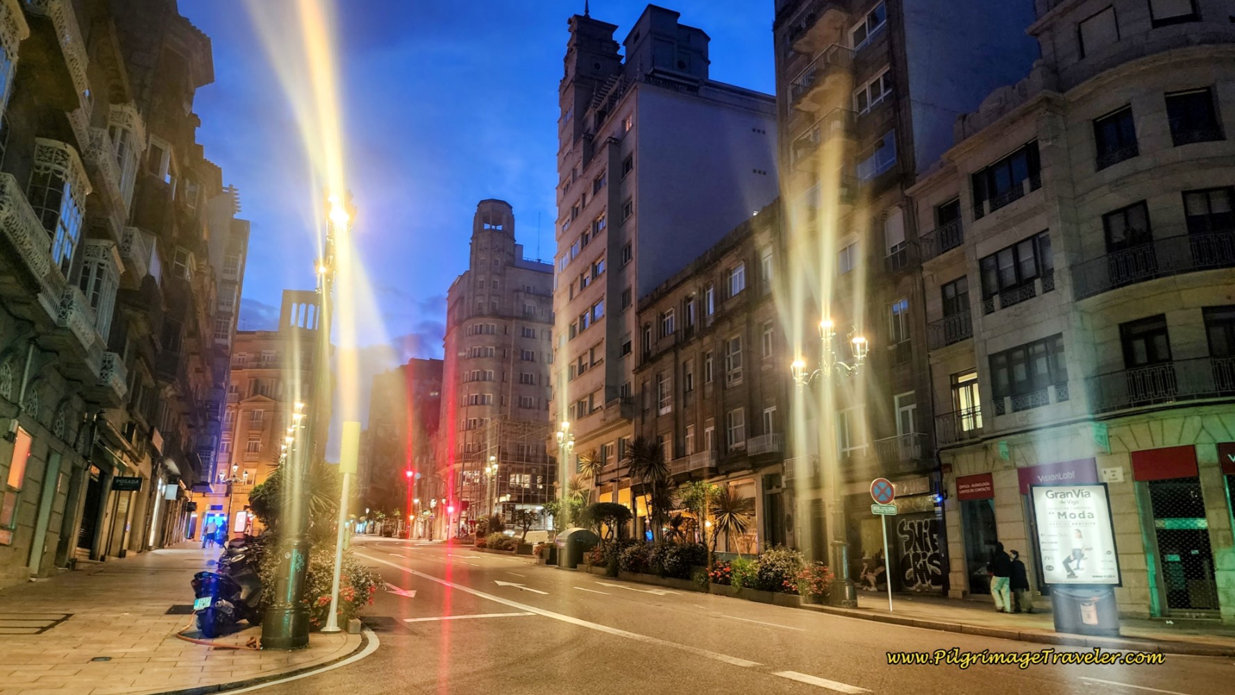 Climbing on the Rua de Urzaiz