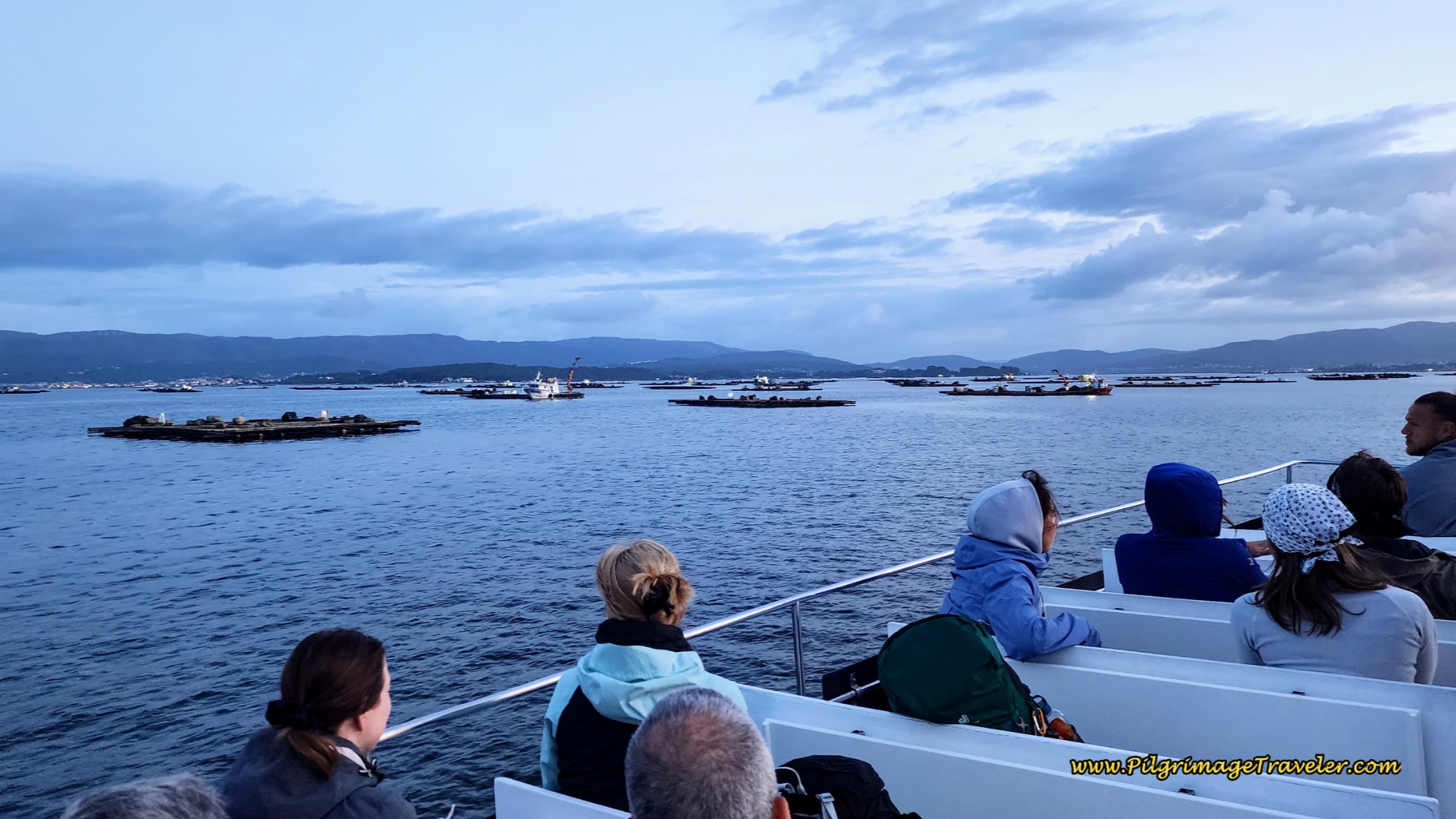 Arriving at the Mussel Rafts