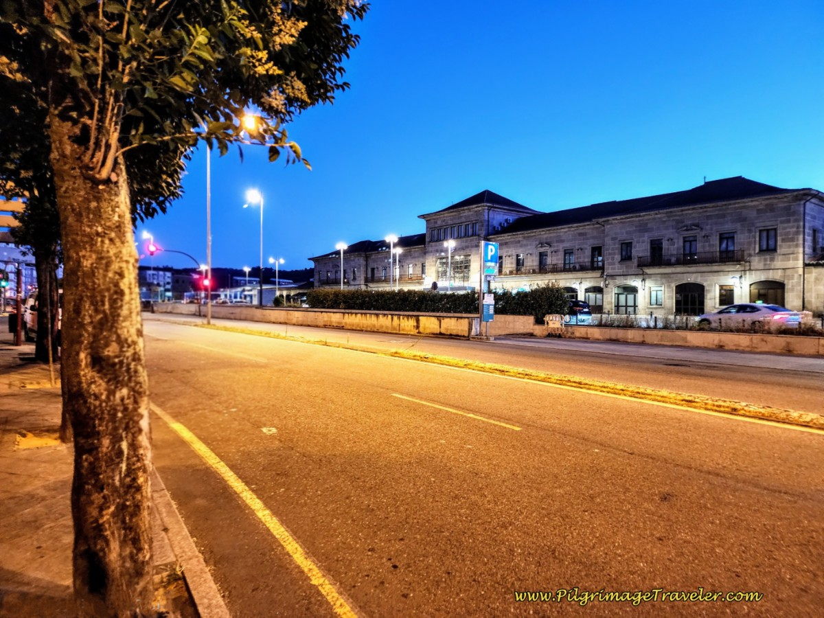 Pass the Ourense Train Station