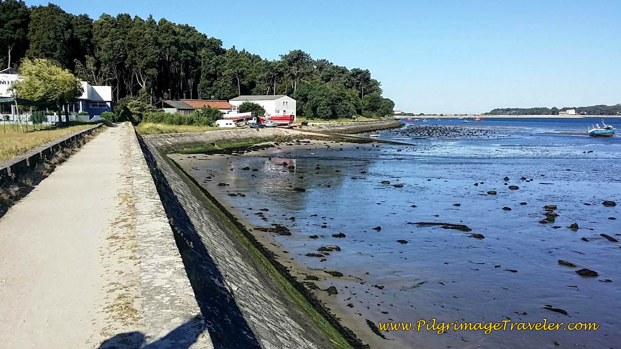 Leave Road and Continue Along the Quay of the Minho River on Day Nineteen, Camino Portugués