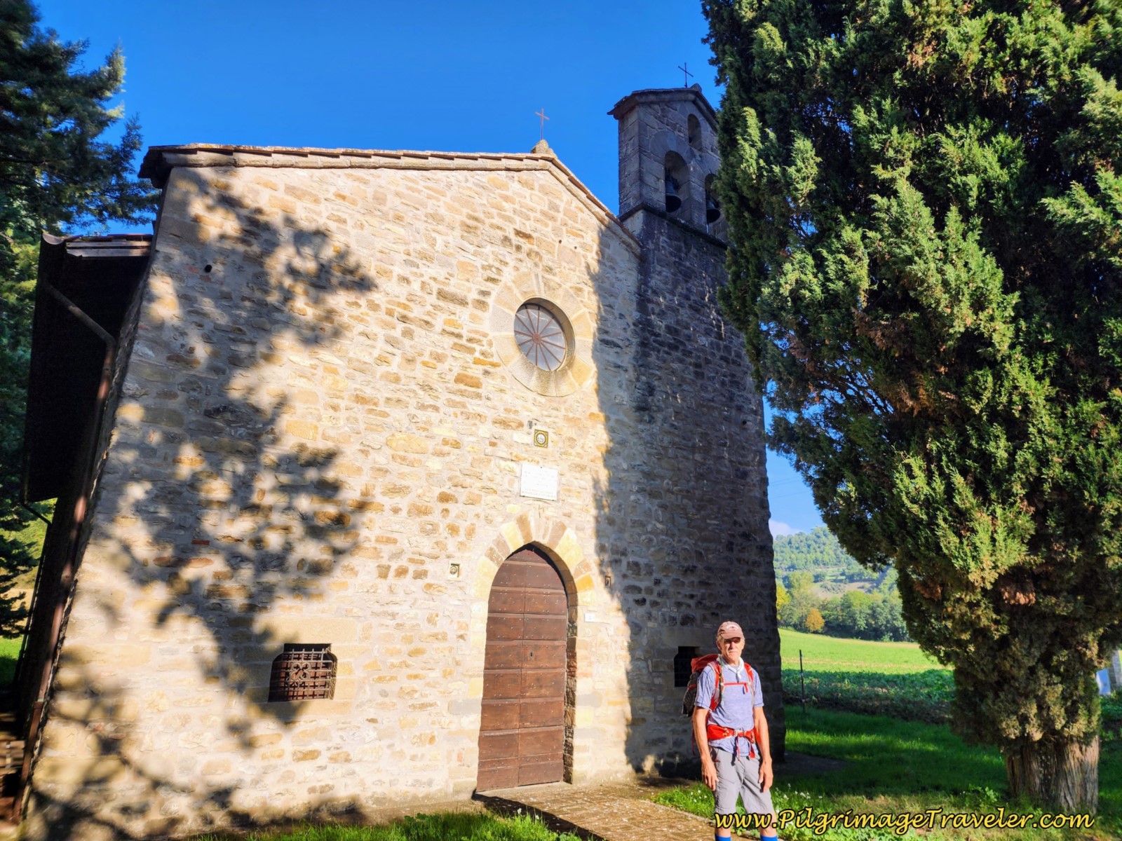 Chiesa di Barcaccia, day nine, Way of St. Francis, Biscina to Valfabbrica