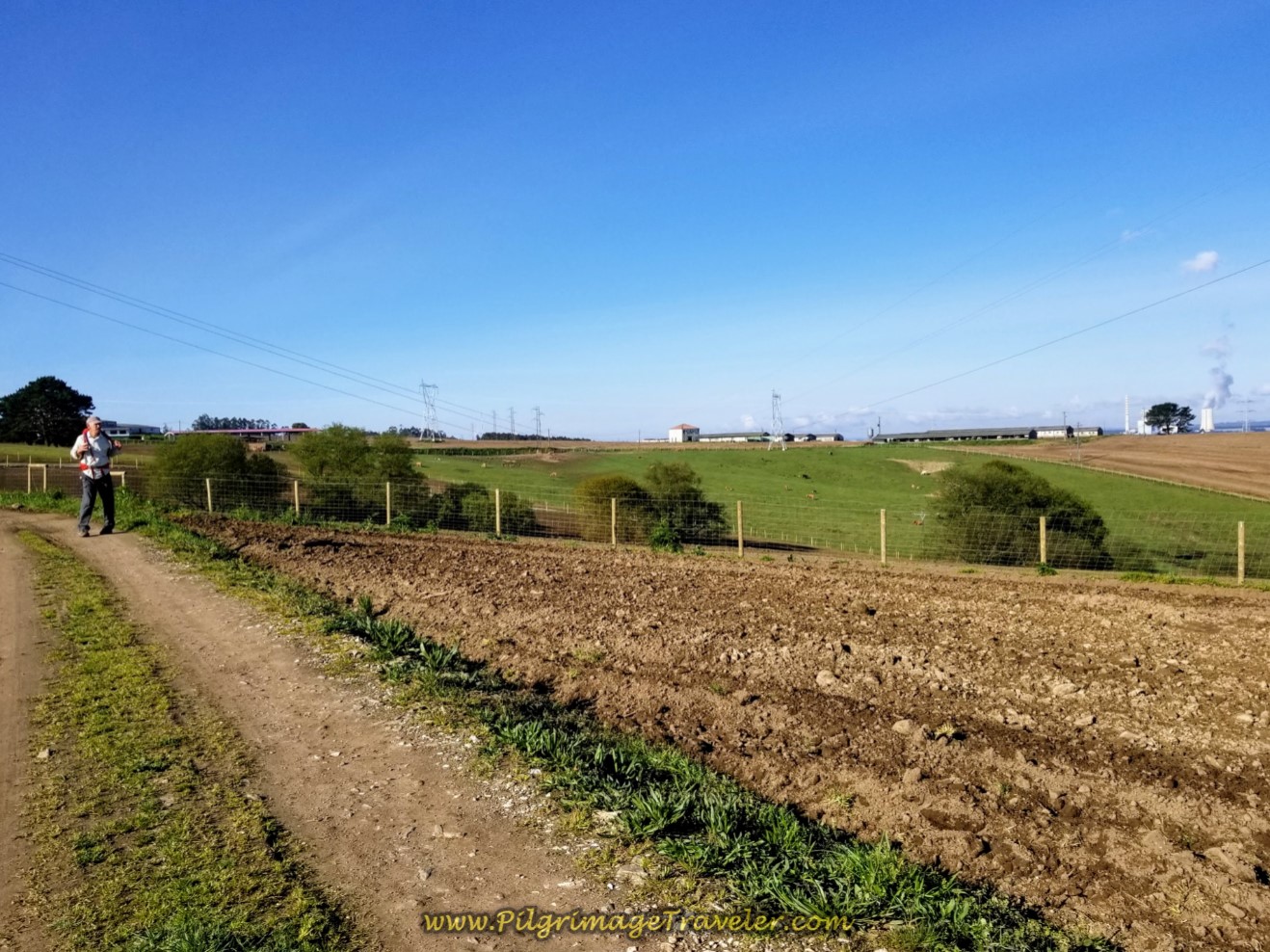 Rich at the Top, the "Peito" on day two of the La Coruña Arm of the Camino Inglés