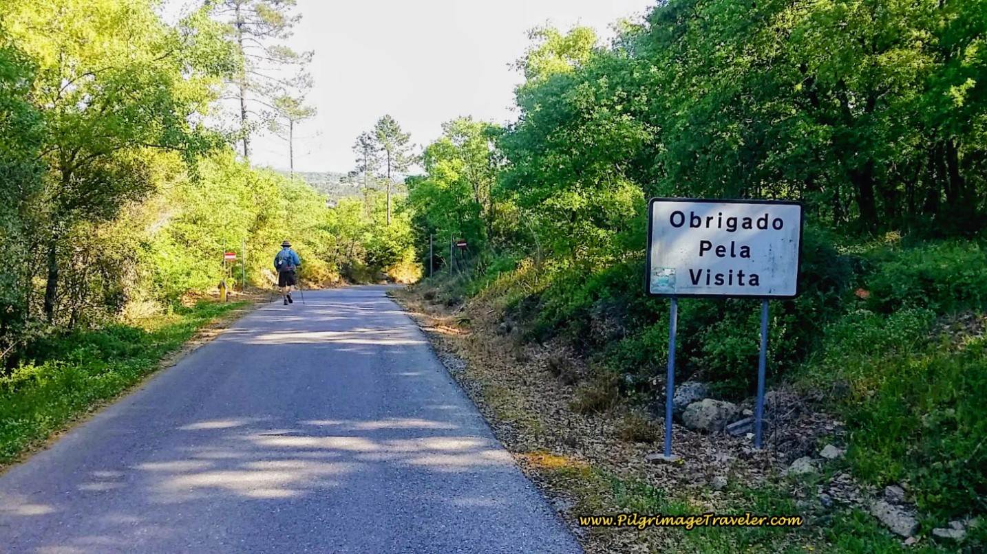 Thank-You For Your Visit ~ Signpost on the Rua Barrio