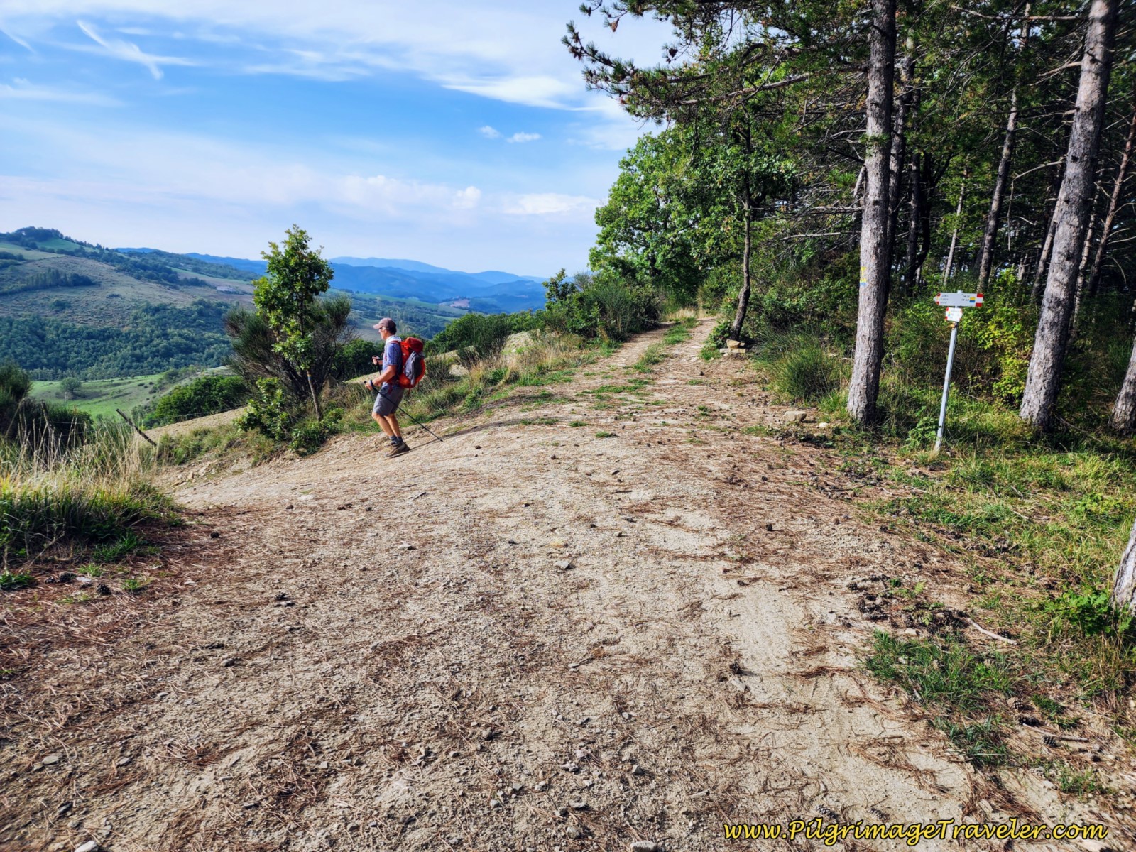 Left Turn Onto Steep, Loose Descent Left Turn Onto Steep, Loose Descent