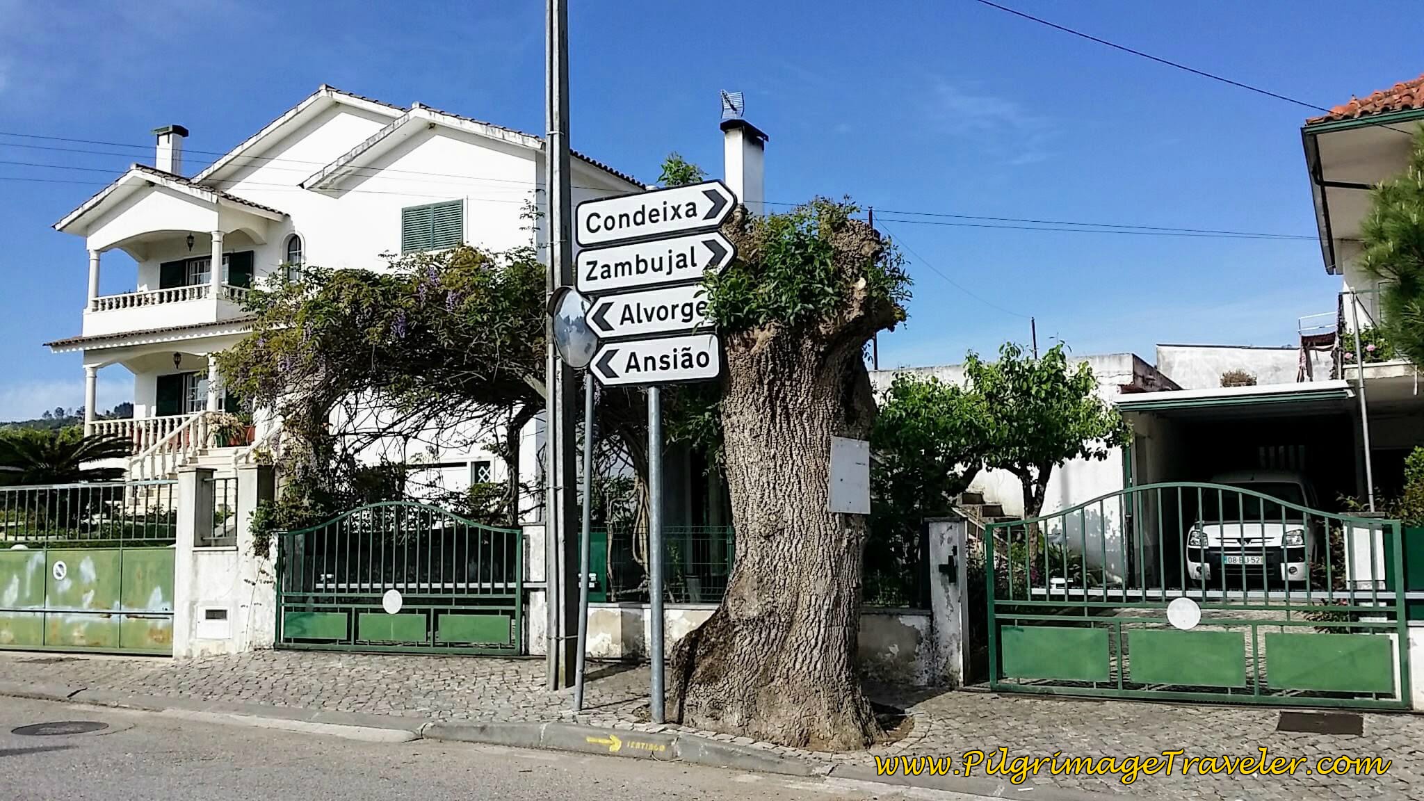 Right Turn back on N347-1 Toward Condeixa