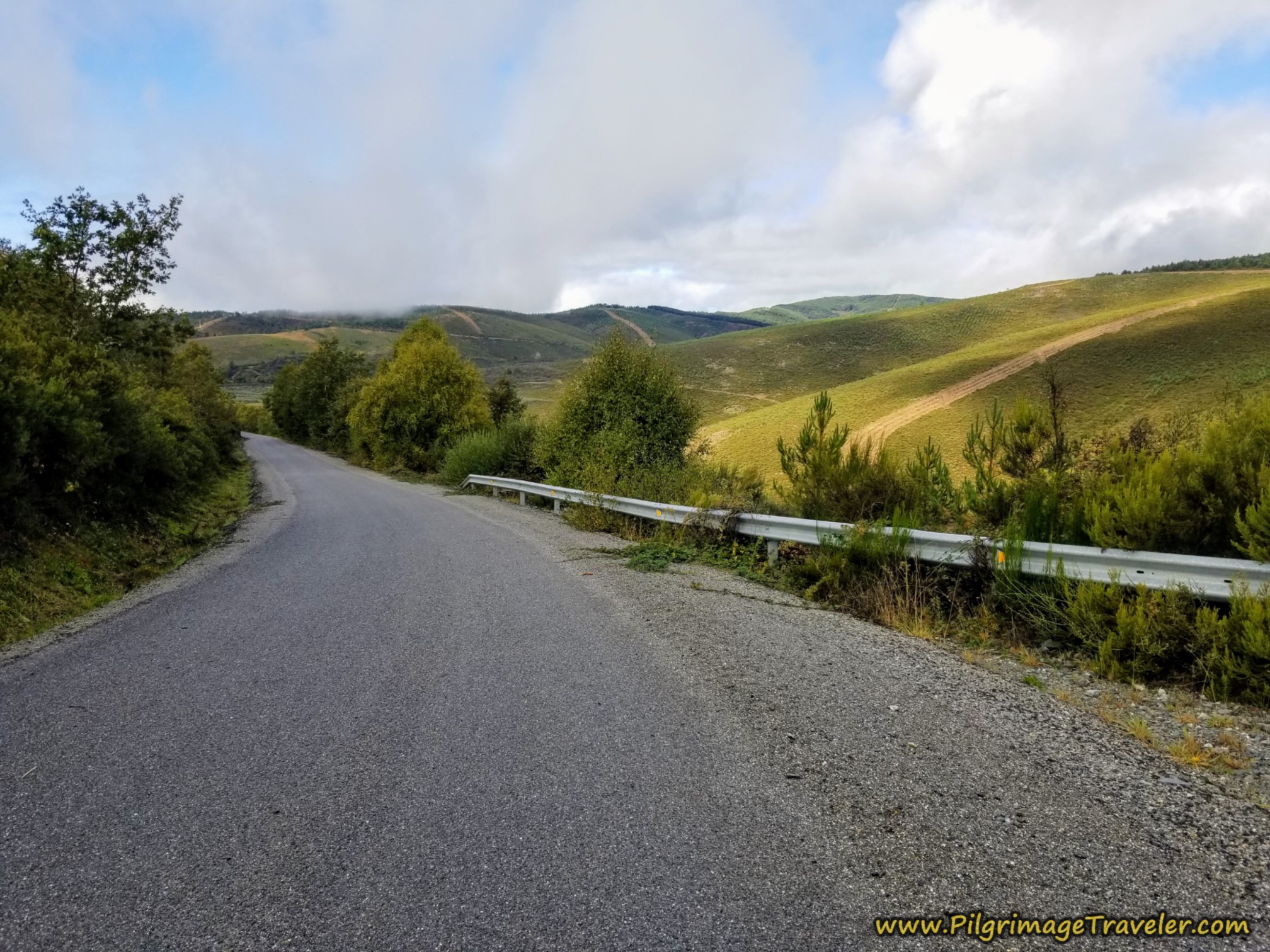Mountain Views from the Road on the Camino Sanabrés from to A Venda da Capela to A Laza