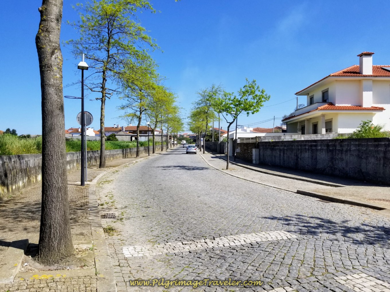 Walking Through the East Side of Rates on day sixteen on the Central Route of the Camino Portugués
