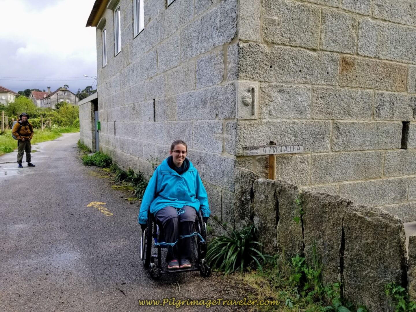 Magdalena at A Magdalena on day twenty on the central route of the Portuguese Camino