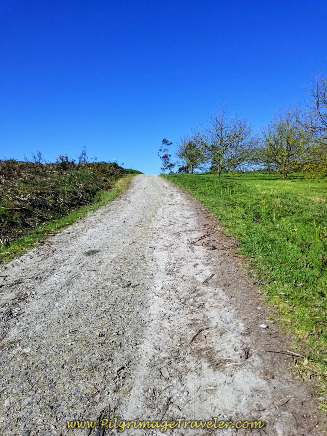 The Top is Ahead! on day six of the Camino Inglés