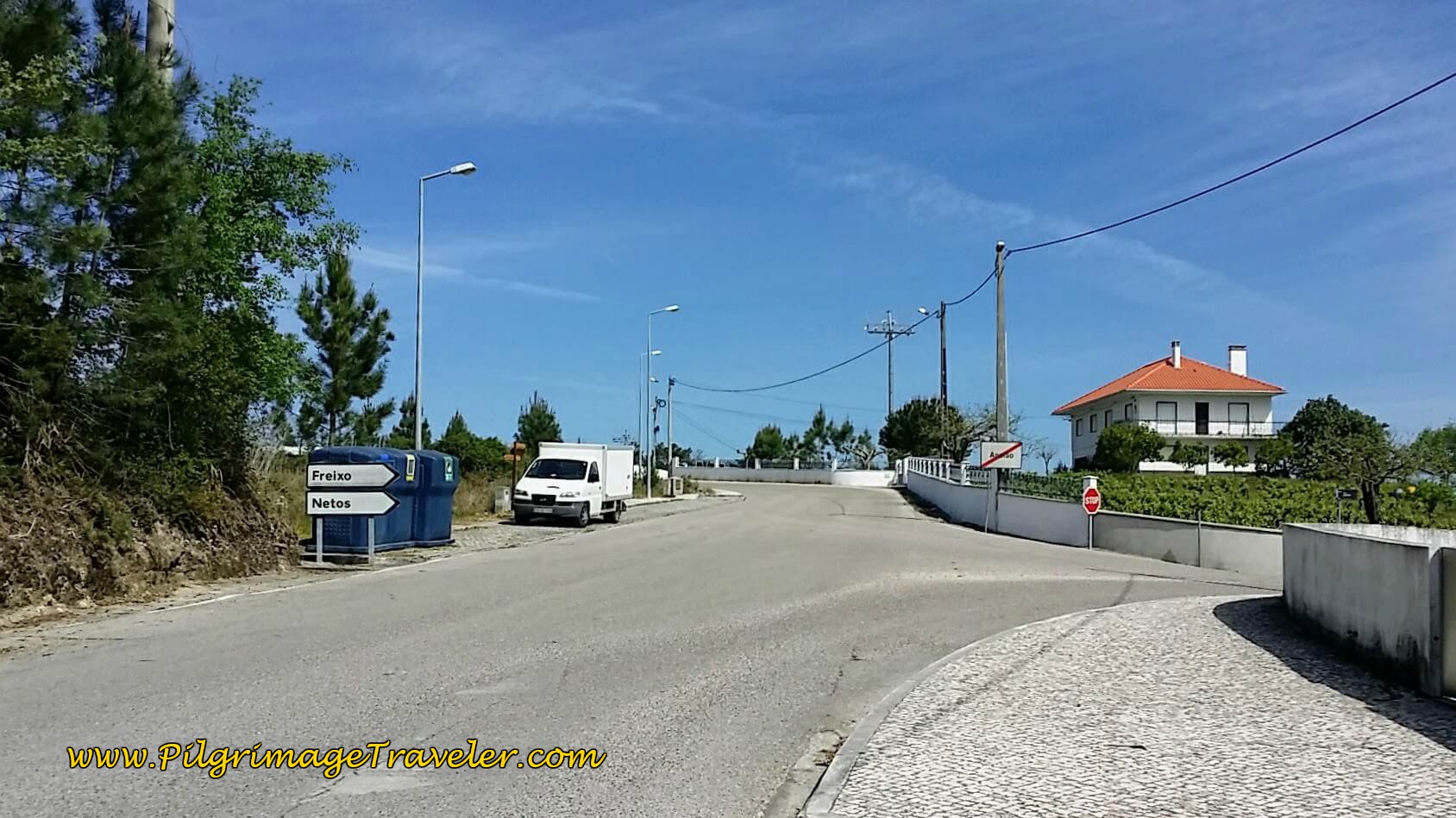 Turn Left in Ansião off N348, Here