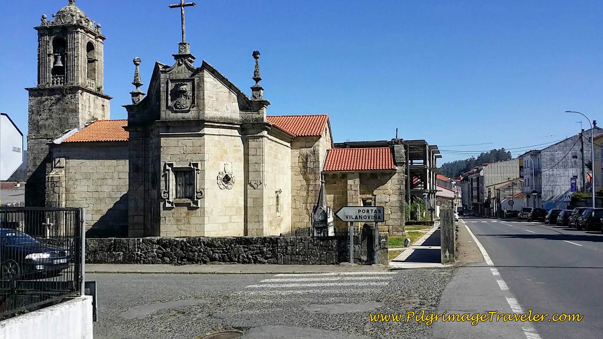Igrexa de Santa María de Caldas de Reis on day twenty-three, Camino Portugués