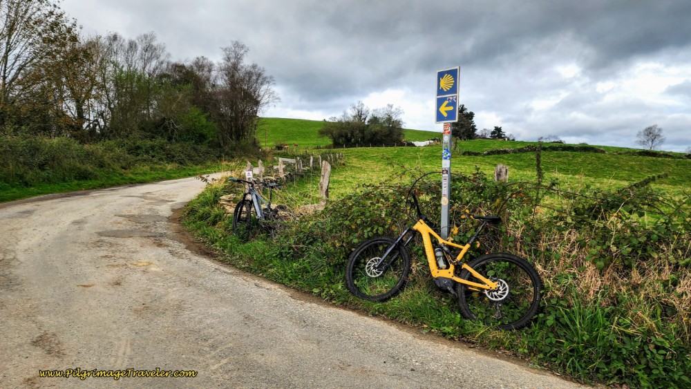 Left Turn Here at Crossroad