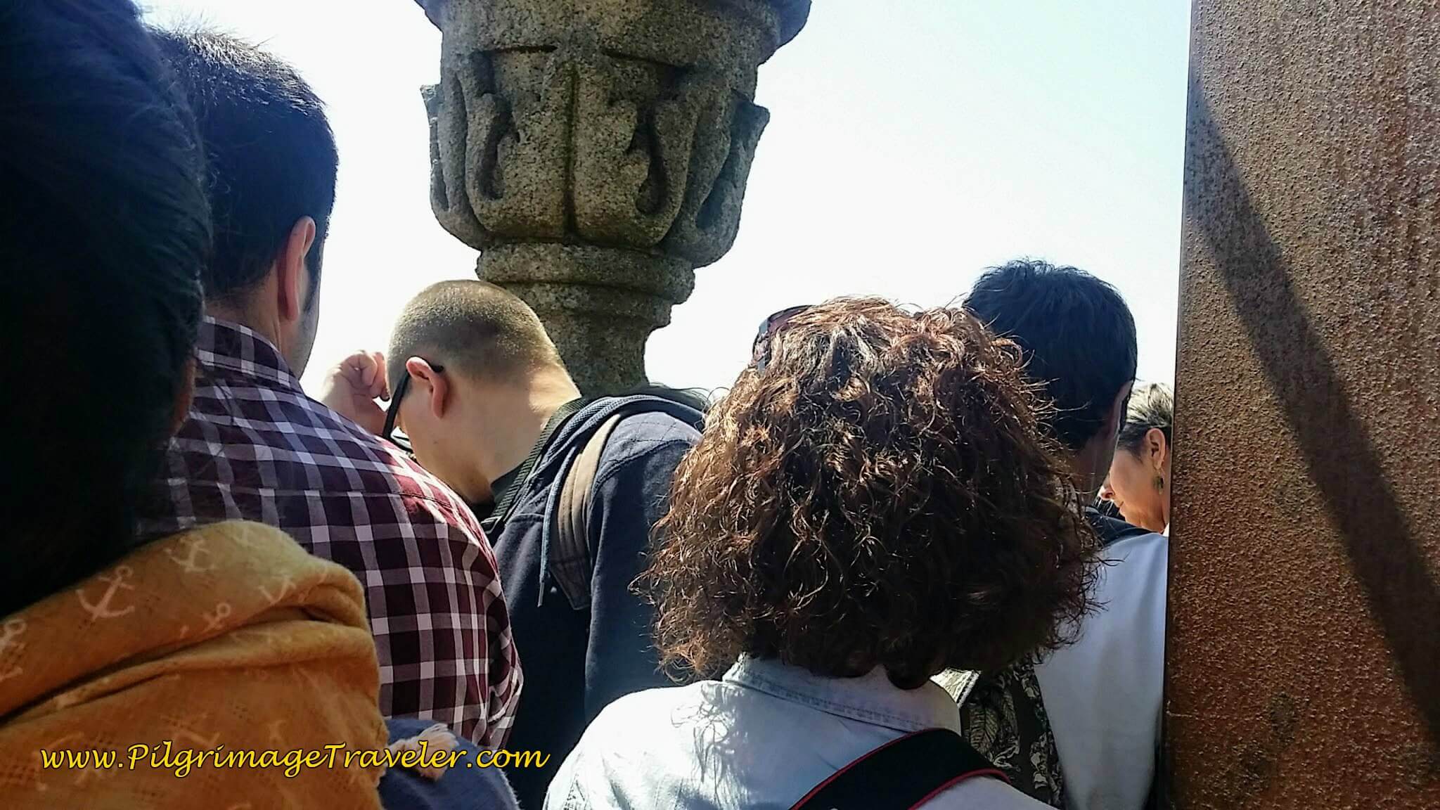 Small and Crowded Catwalk on the Top of the Clérigos Tower