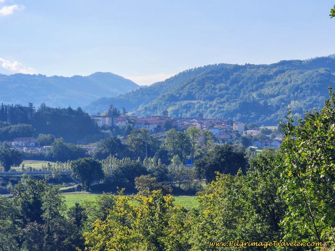 Views of Valfabbrica Appear, day nine, Way of St. Francis, Biscina to Valfabbrica
