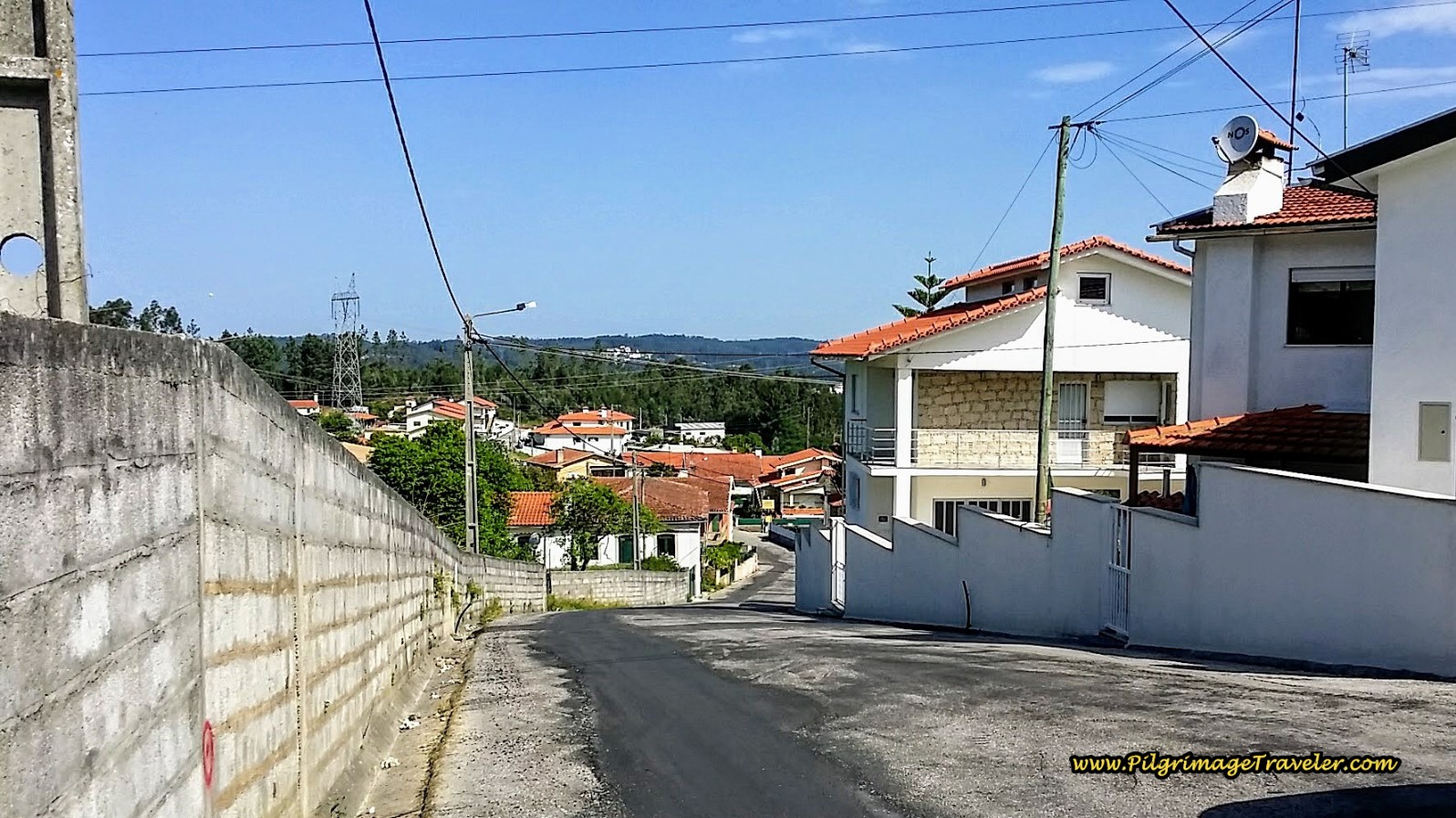 Down the Hill on the Avenida do Espiritu Santo in Besteiros