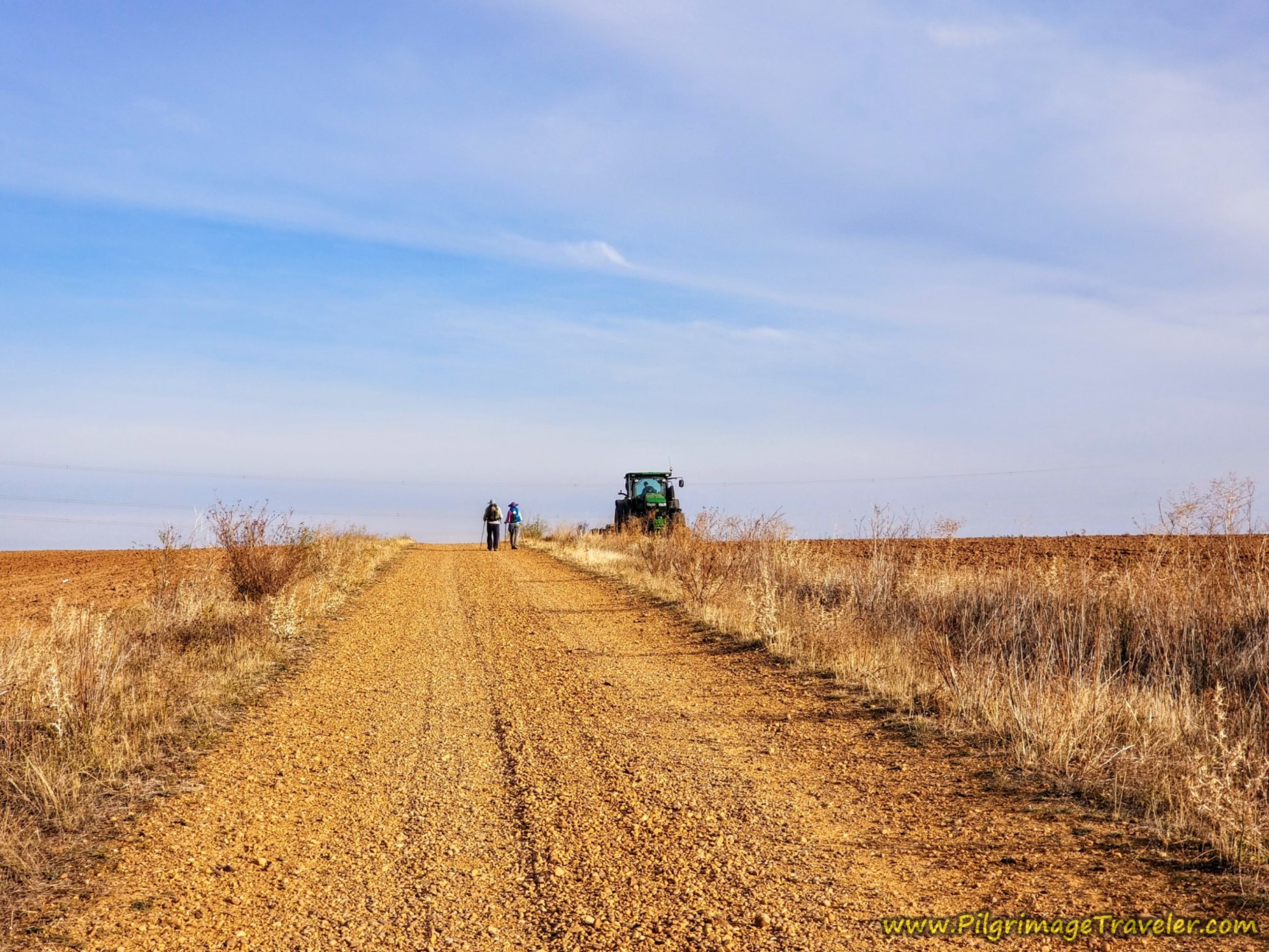 Tractor World on the Vía de la Plata from Zamora to Montamarta