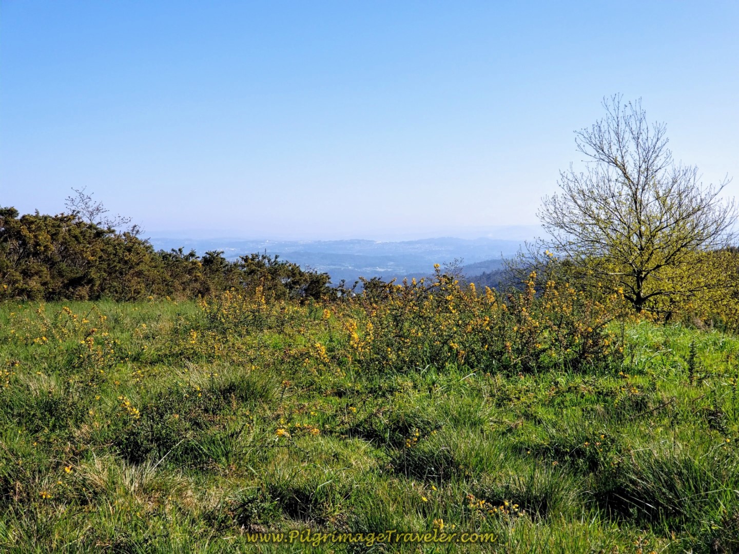 The Sweeping View From the Top on day six of the Camino Inglés