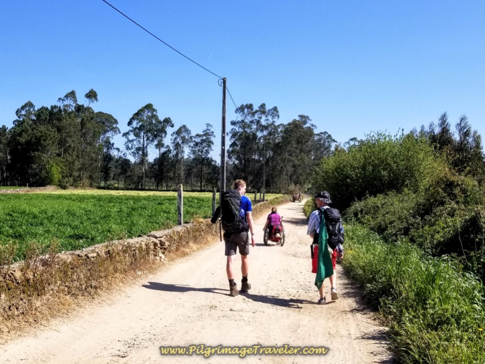 Leaving Rates on the Dirt CM1129-3 on day sixteen on the Central Route of the Portuguese Way