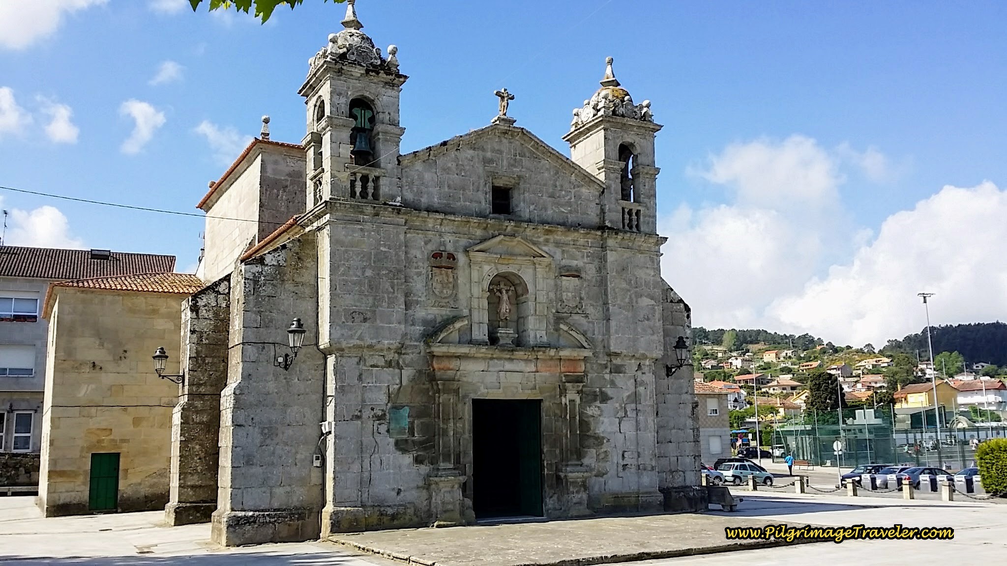 The Plaza Santa Liberata in Baiona