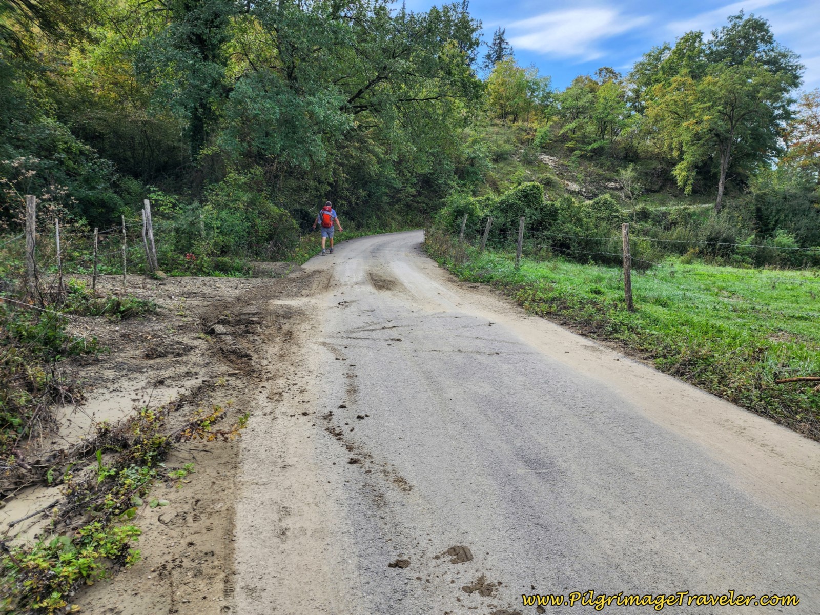 Bottom of Second Hill at Creek Bottom of Second Climb at Creek
