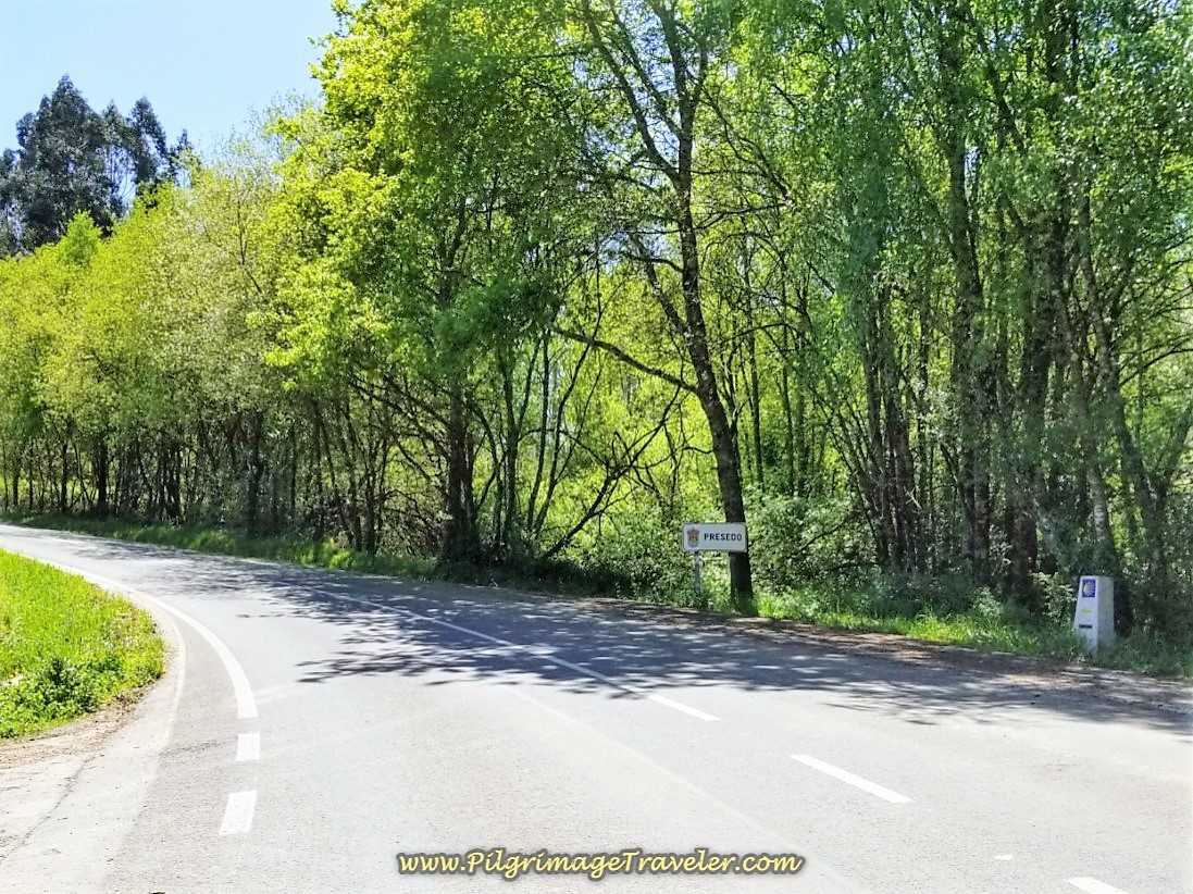 Entering Presedo on the DP-0105 on day five of the English Way